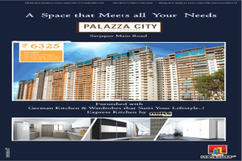 Presenting offer at Rs 6325 per sqft at SJR Palazza City Bangalore